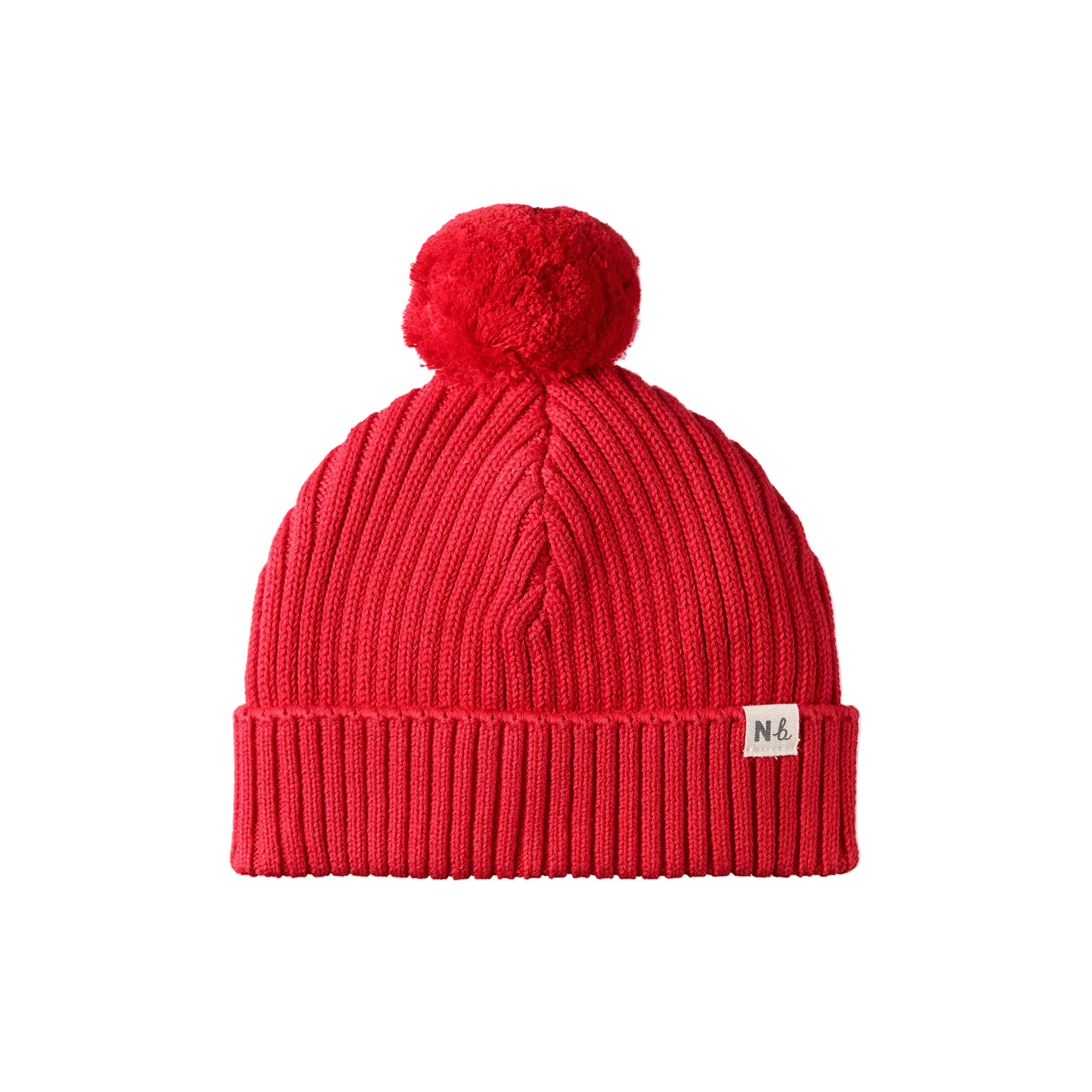 Nature baby forest beanie red