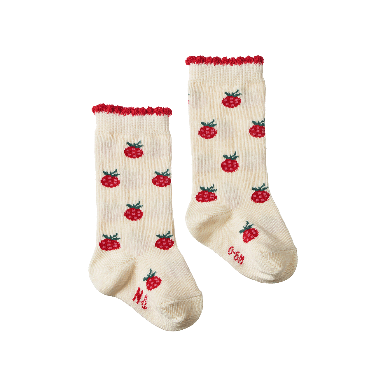 nature baby raspberry socks 