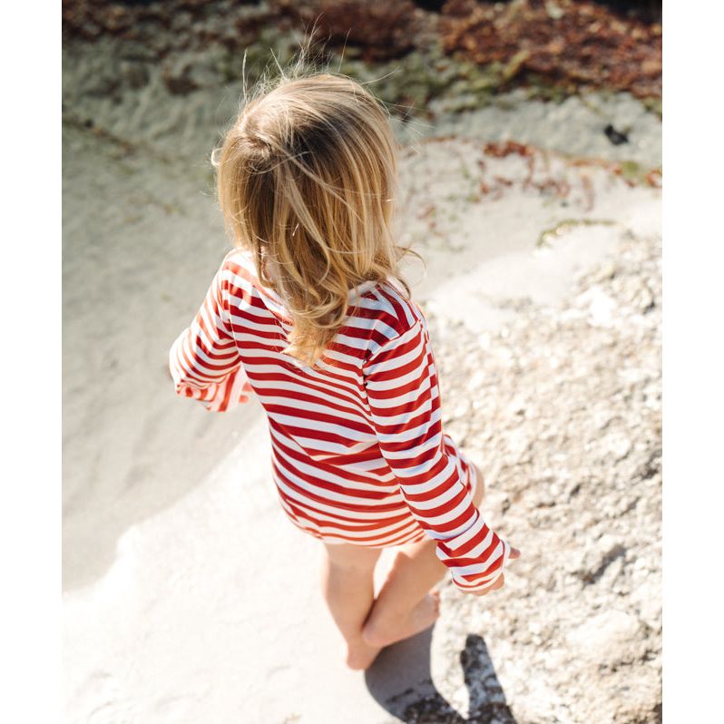 NATURE BABY red sea stripe splash shorts