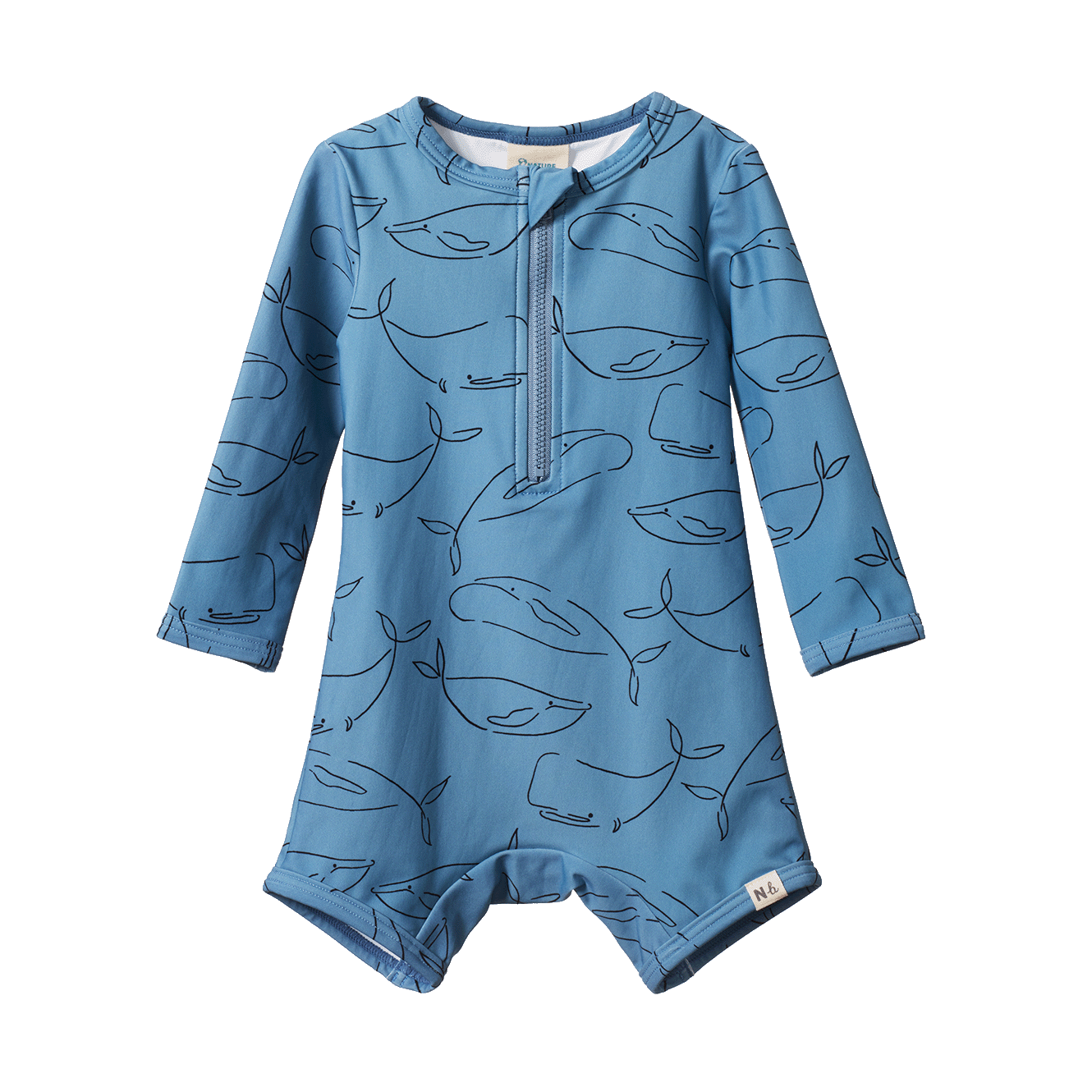Nature Baby Blue Whale One Piece Trunks
