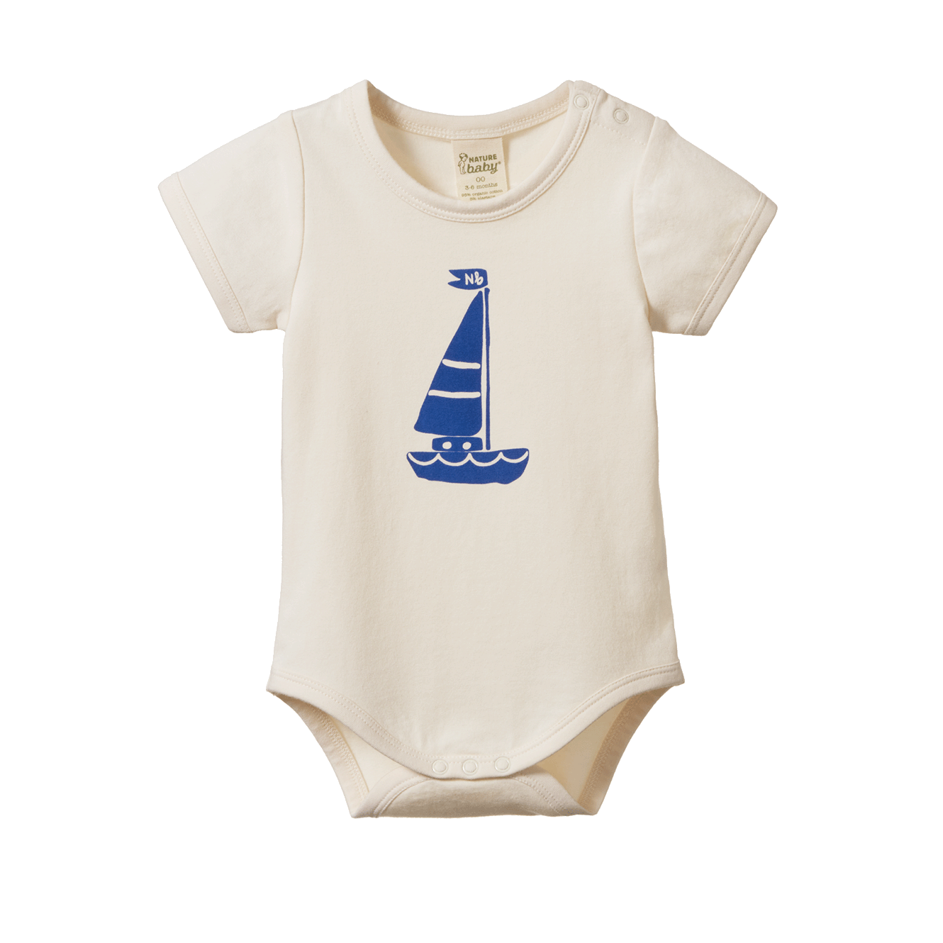 nature baby sail boat bodysuit