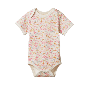 Nature Baby WIldflower Meadow Short Sleeve Bodysuit