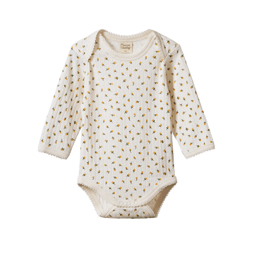 Nature Baby Pointelle Long Sleeve Tulip