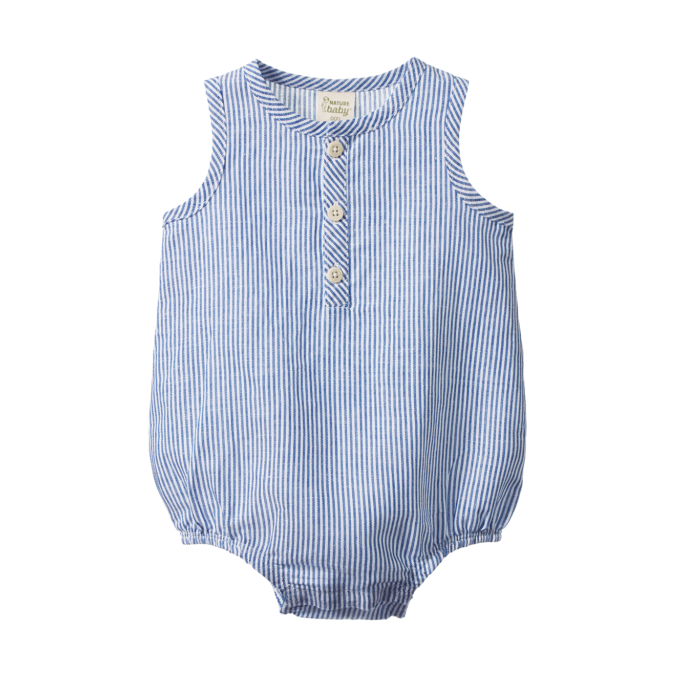 Nature baby cedar suit blue stripe