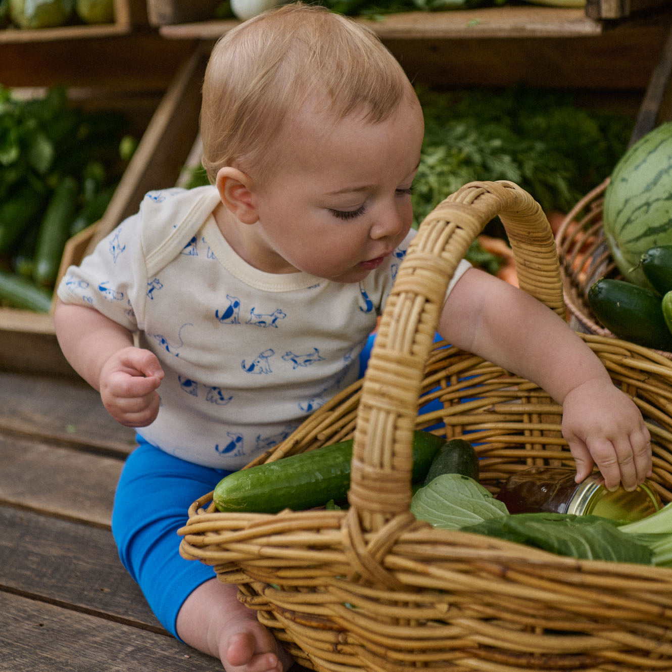 nature baby sunday pant in mariner