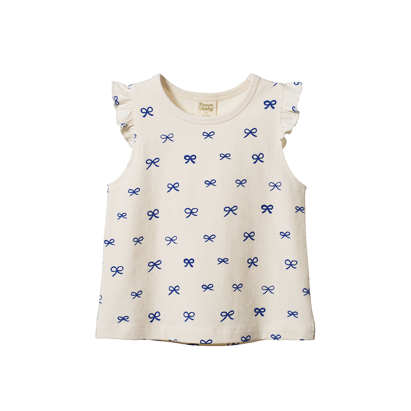 nature baby fleur tee ribbons