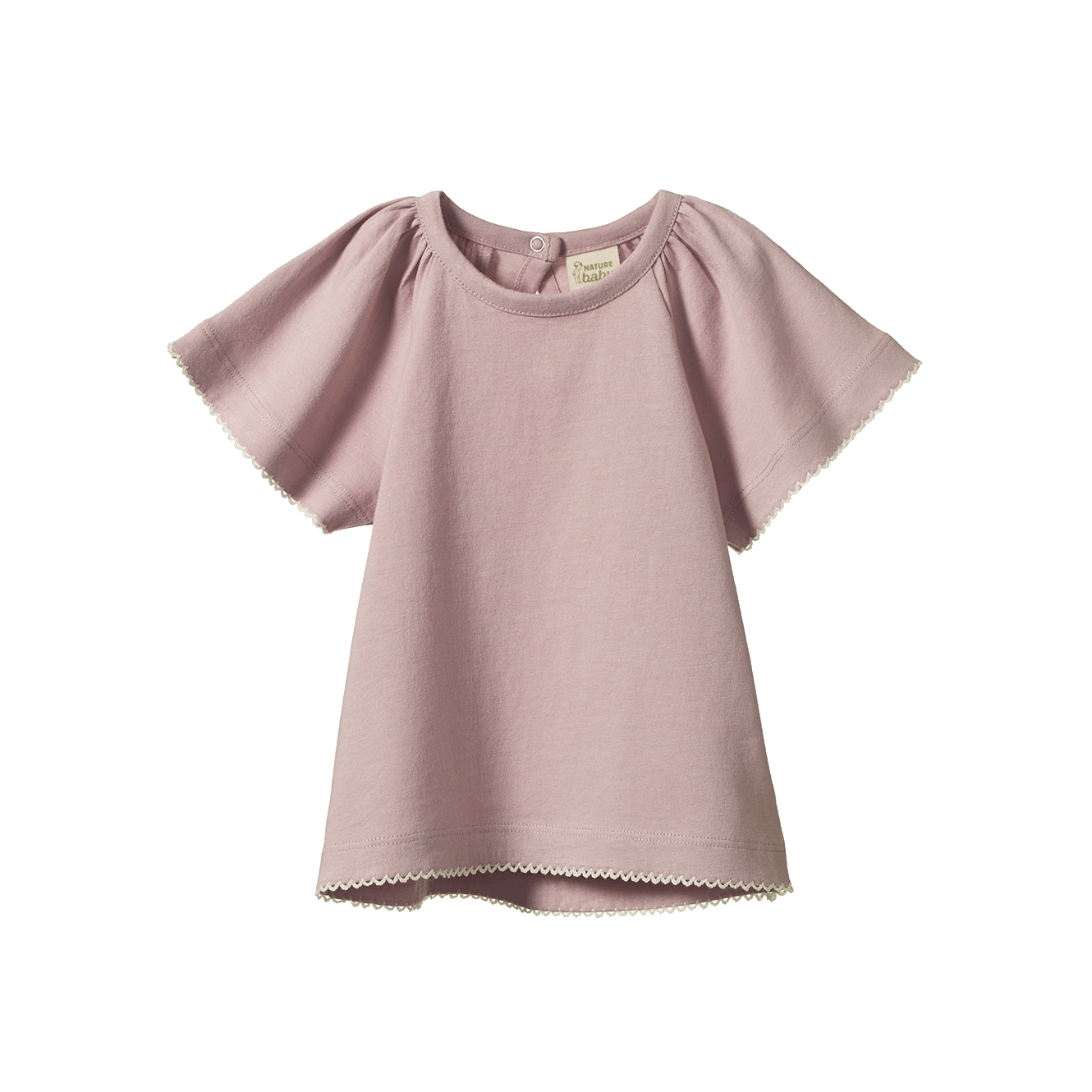 nature baby faye tee lilac