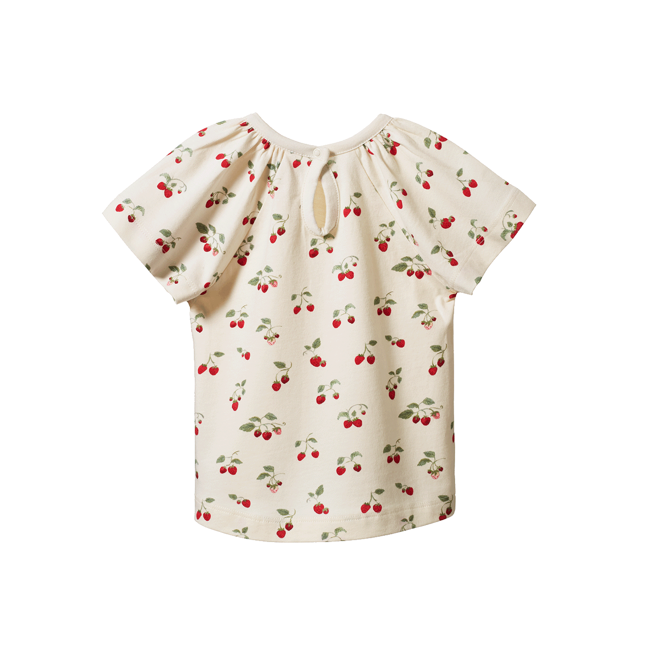 Nature baby faye tee strawberry blush