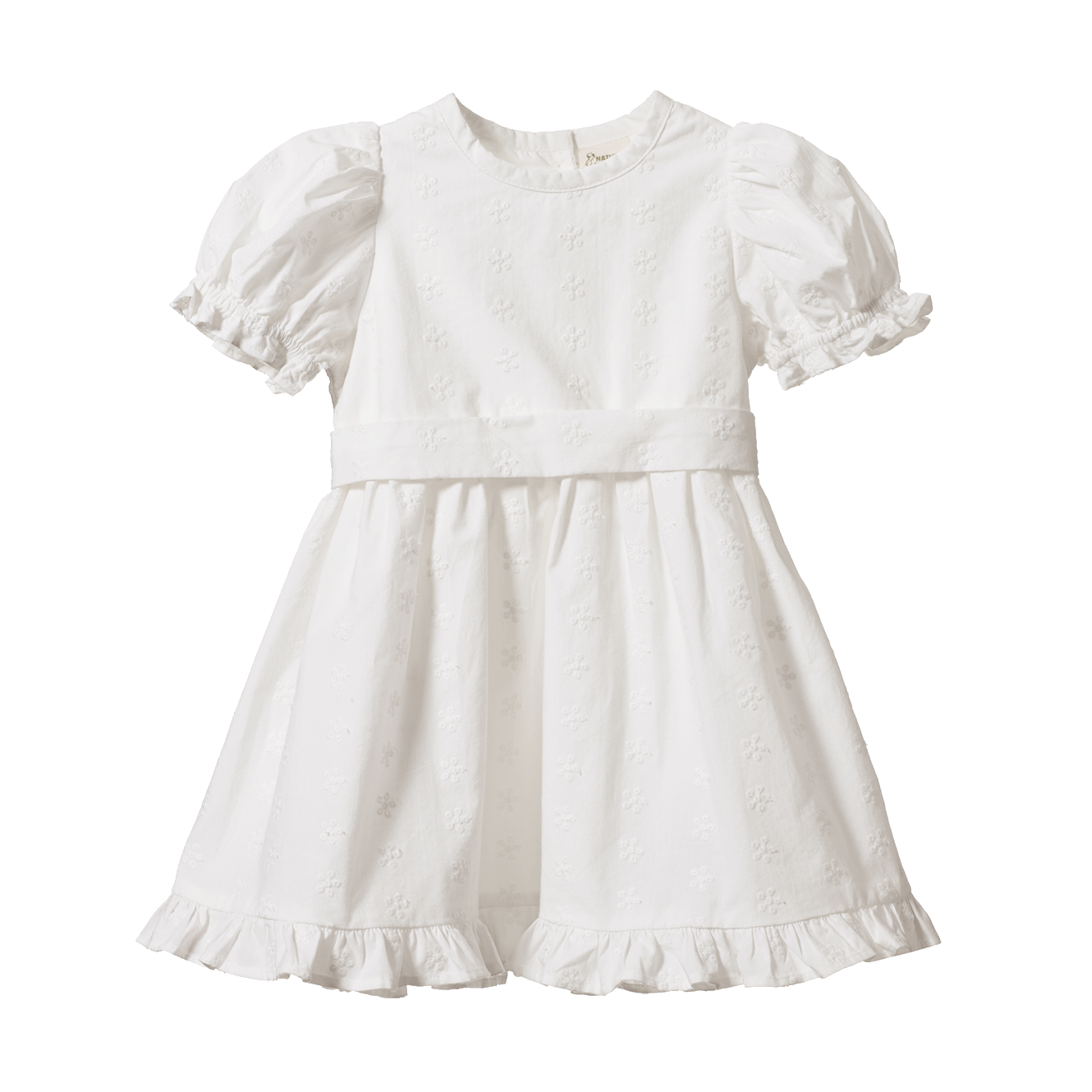 Nature baby annabelle dress ivory flora