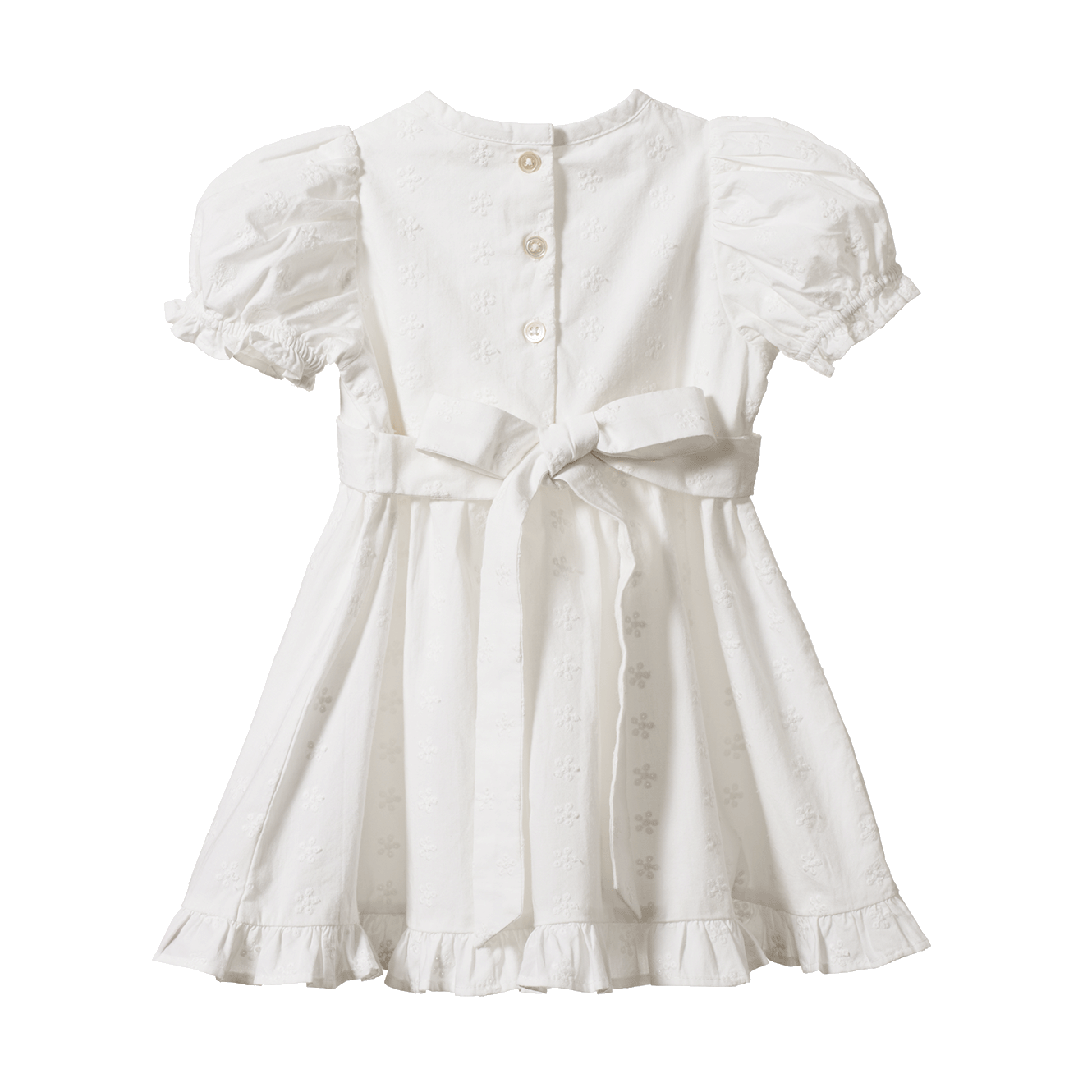 Nature baby annabelle dress ivory flora