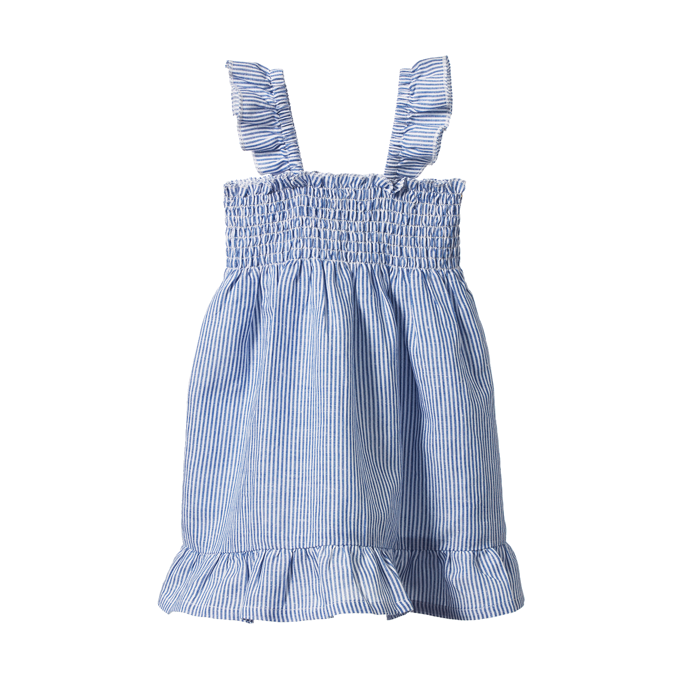 Gala dress blue stripe