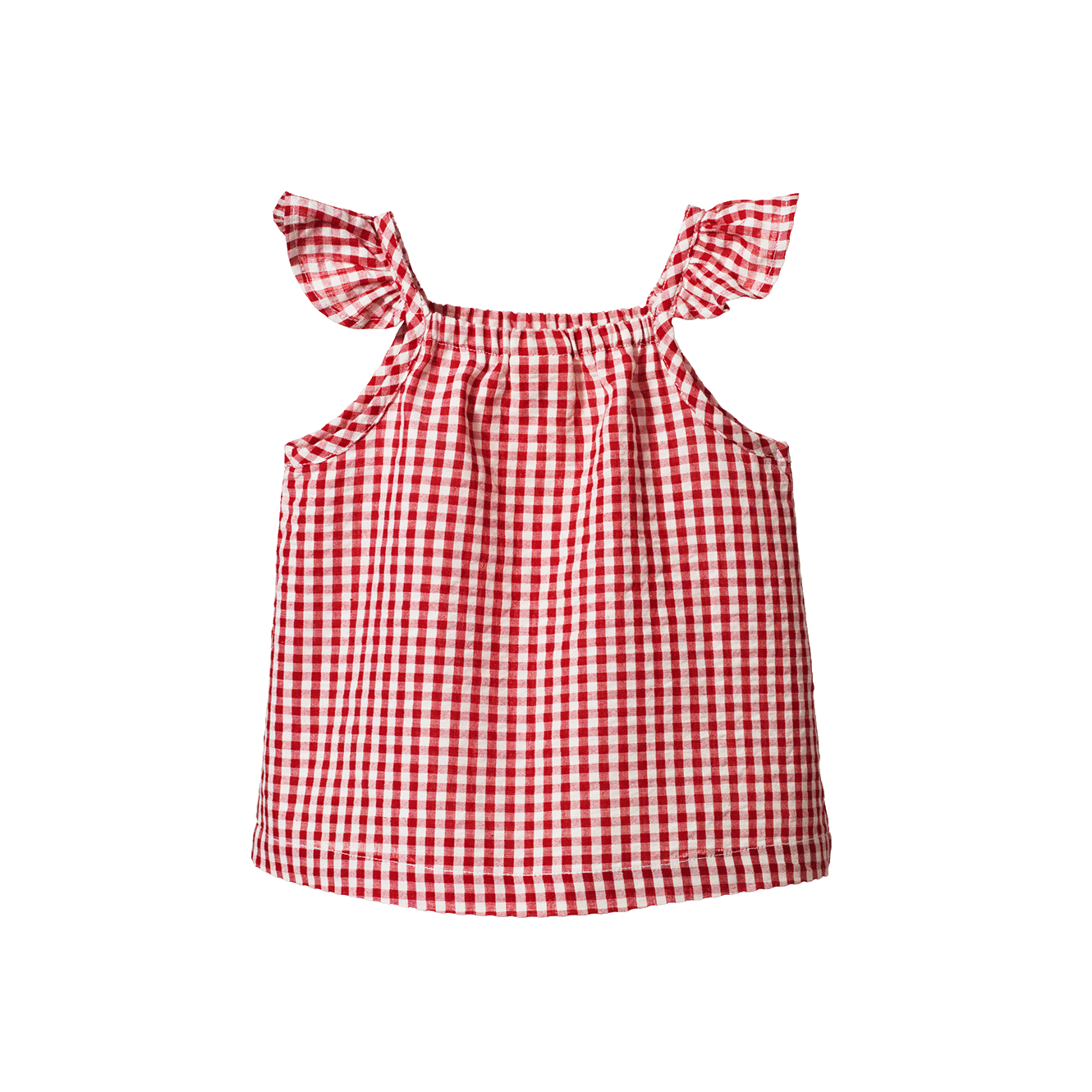 Petal Set Red Gingham Check