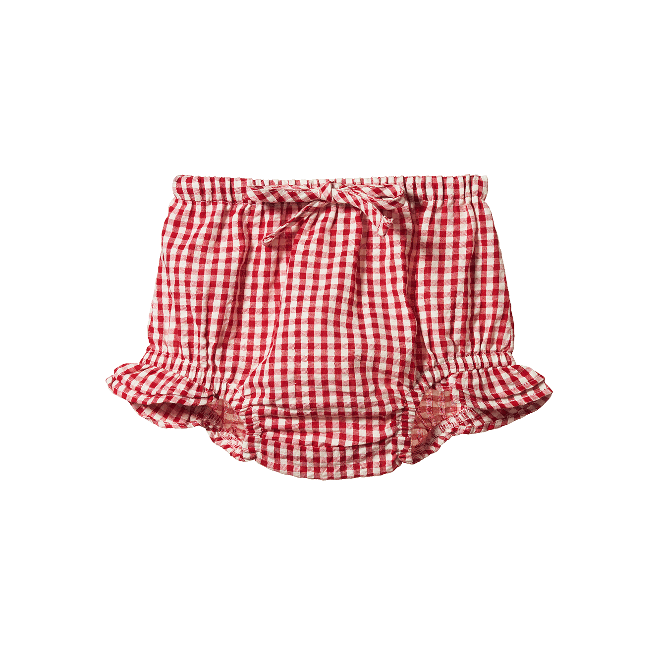 Petal Set Red Gingham Check