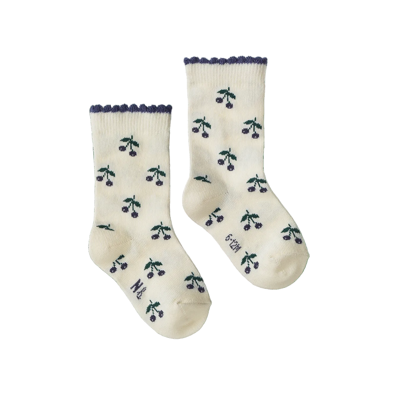 nature baby winter berries socks