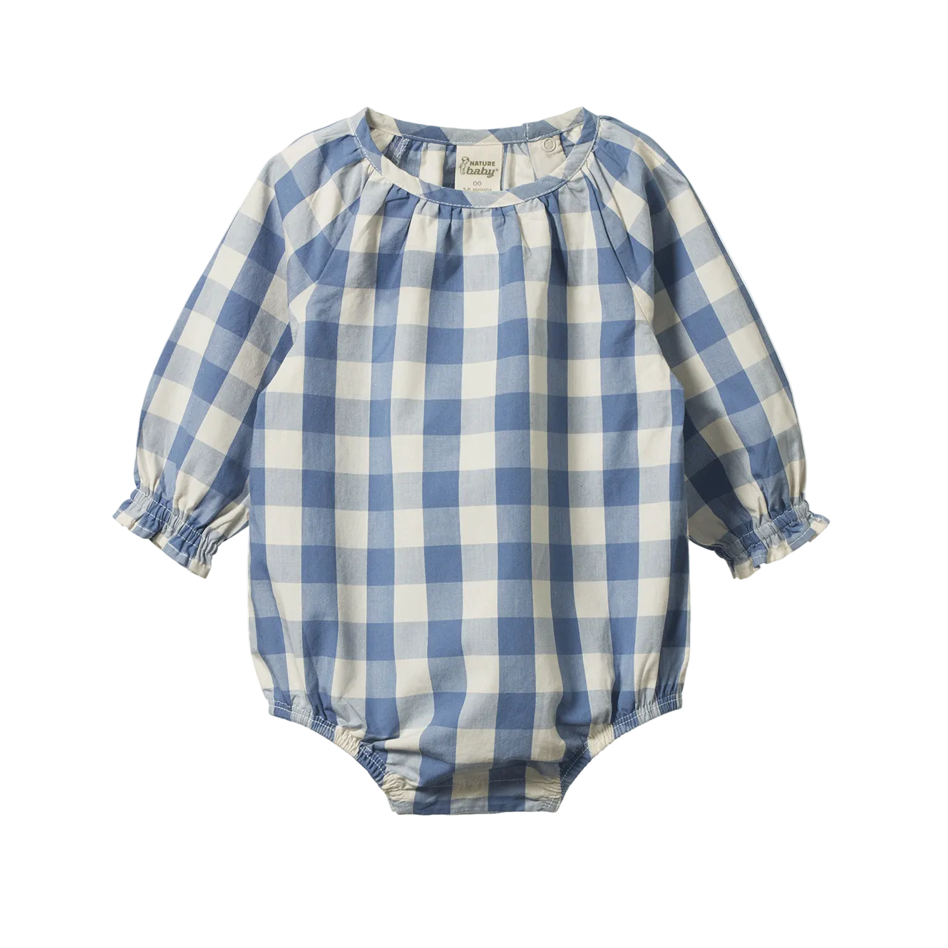 meadow bodysuit bluebelle check