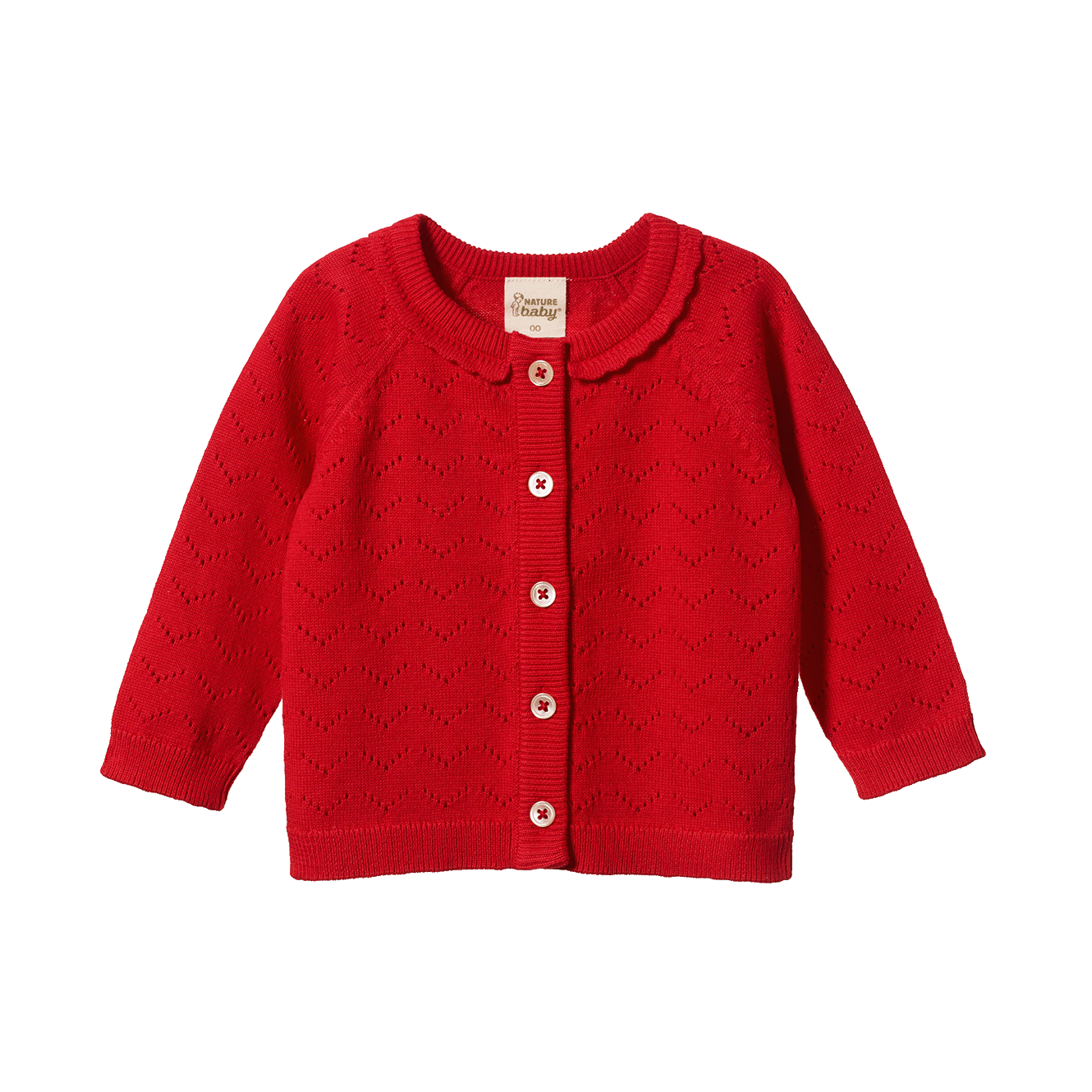 Piper cardigan raspberry red