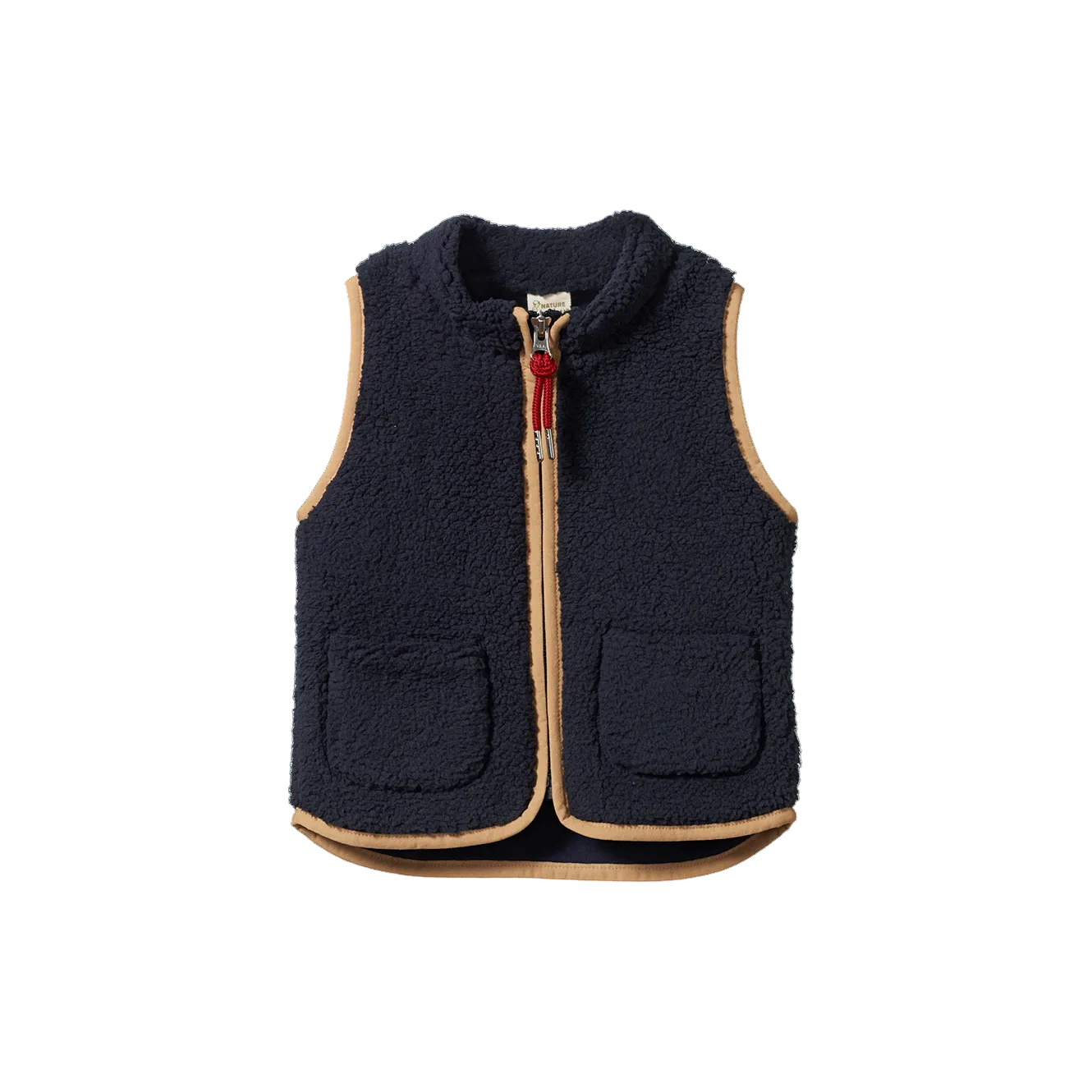 nature baby flint vest navy