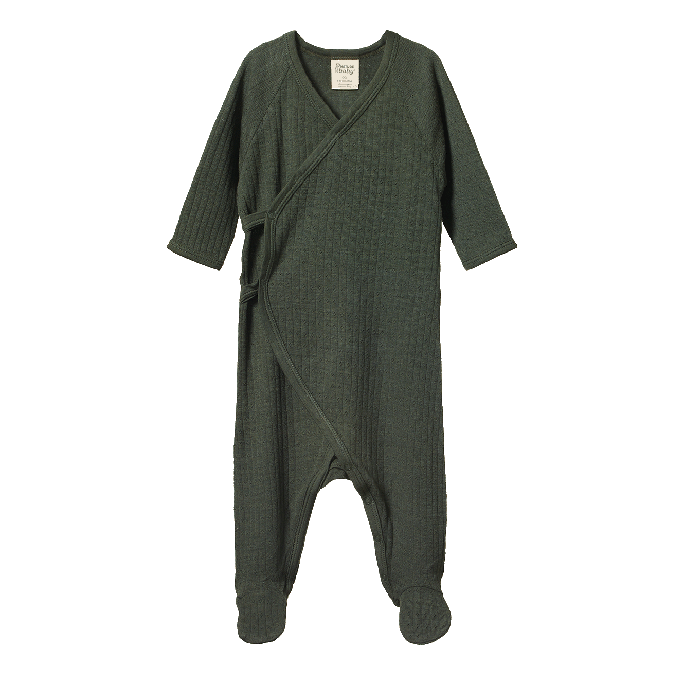 merino pointelle kimono stretch and grow