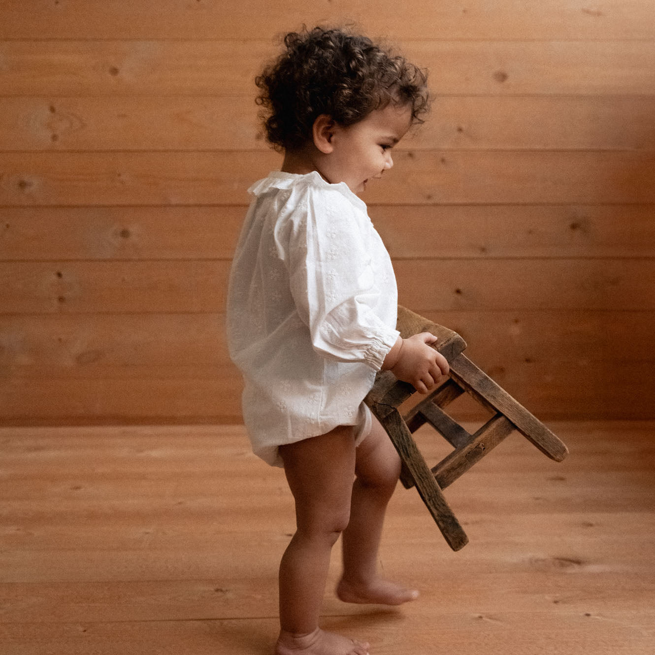 Ivory Flora Meadow Bodysuit