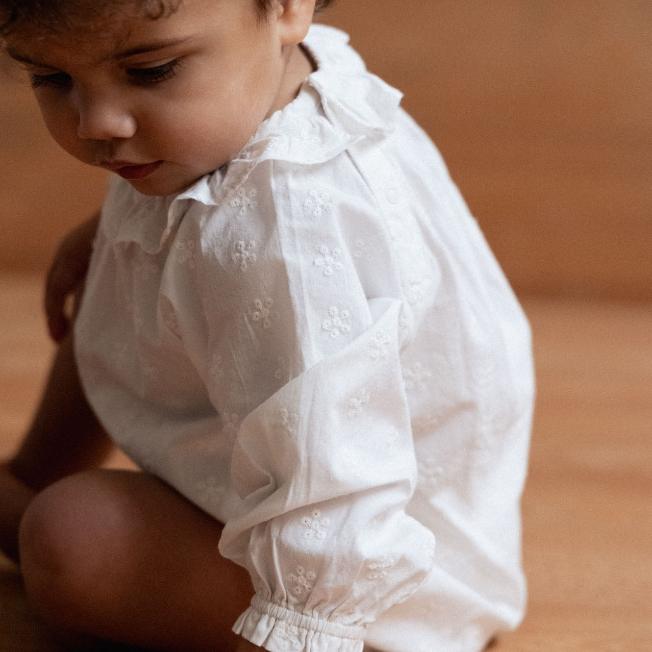 Ivory Flora Meadow Bodysuit