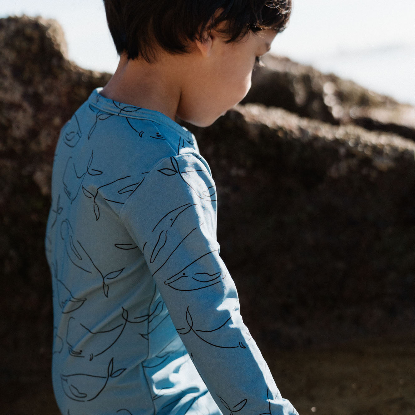 Nature Baby Blue Whale One Piece Trunks