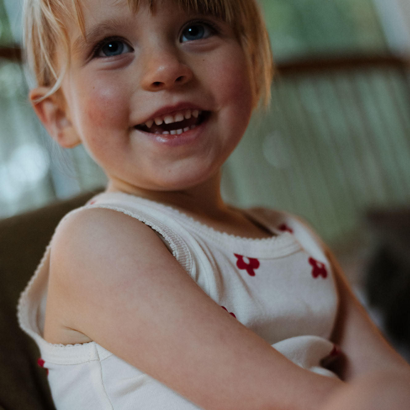 Nature Baby Flora Red Print Pyjamas