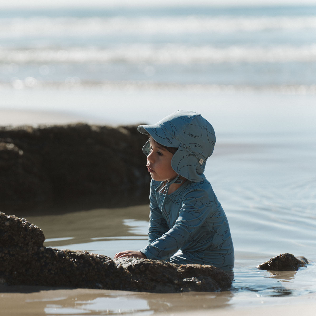 Nature Baby Blue Whale One Piece Trunks