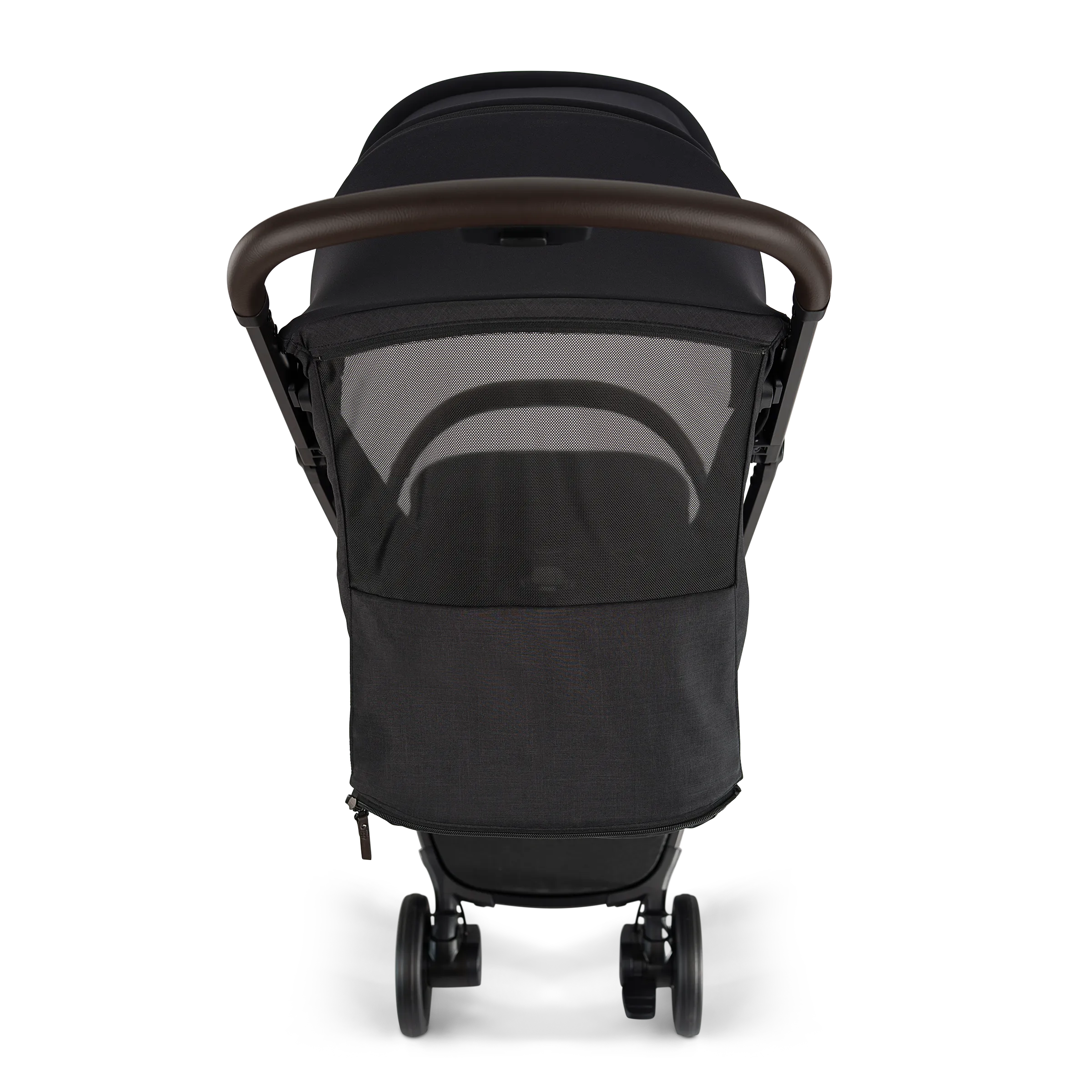 Rear canopy ventilation panel on the Nuna VIAA cabn stroller