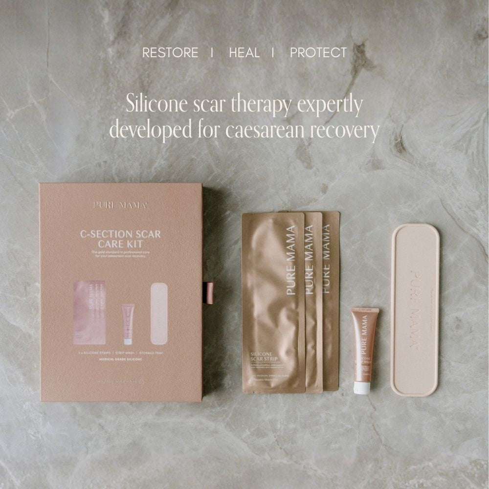 pure mama c-section scar care kit
