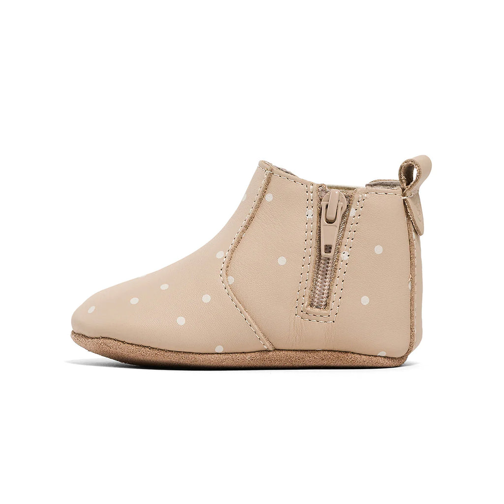 Pretty Brave Baby Electric Boot Camel Dots
