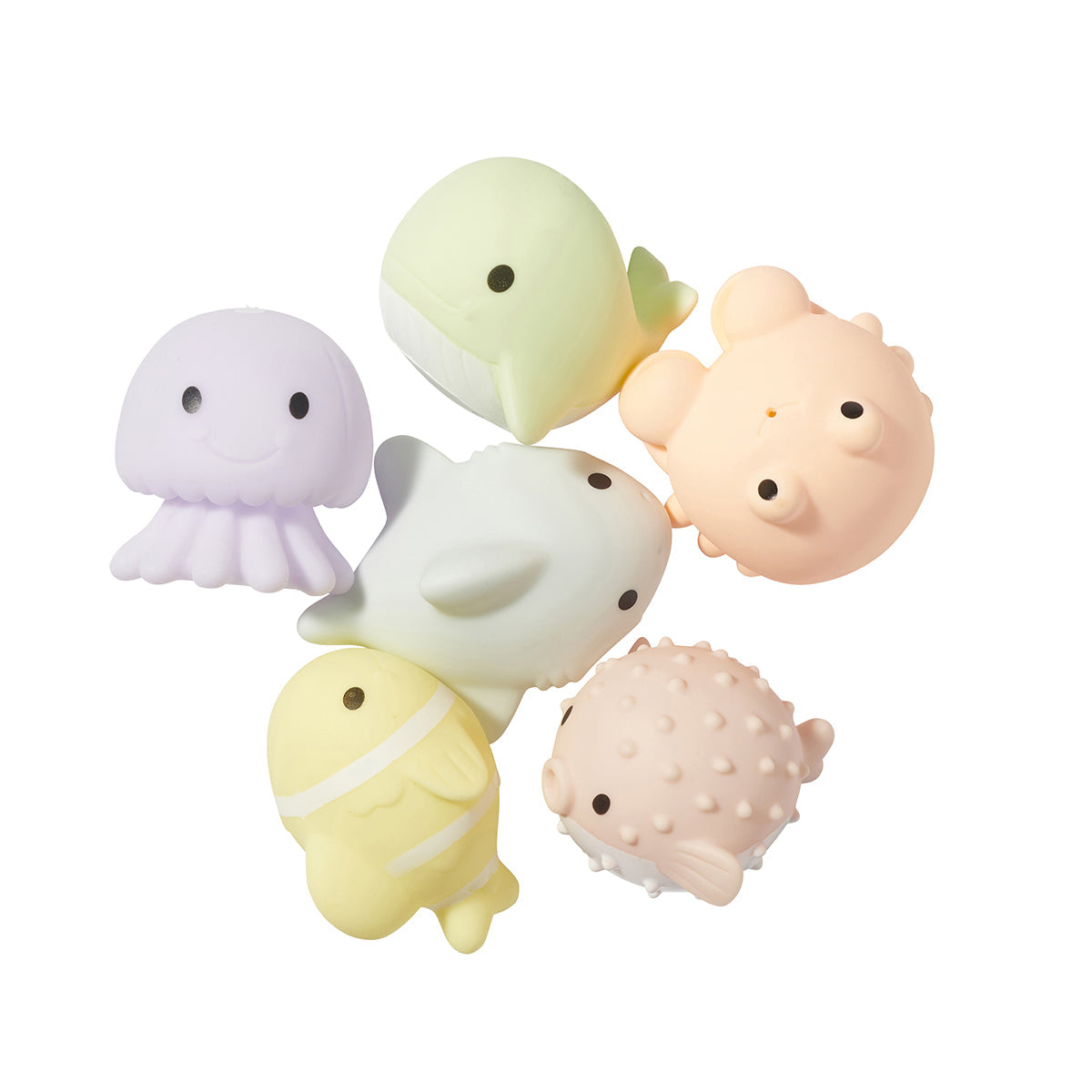 Sunnylife Sea Animal Splash Toys Ocean Friends set of six bath squirters