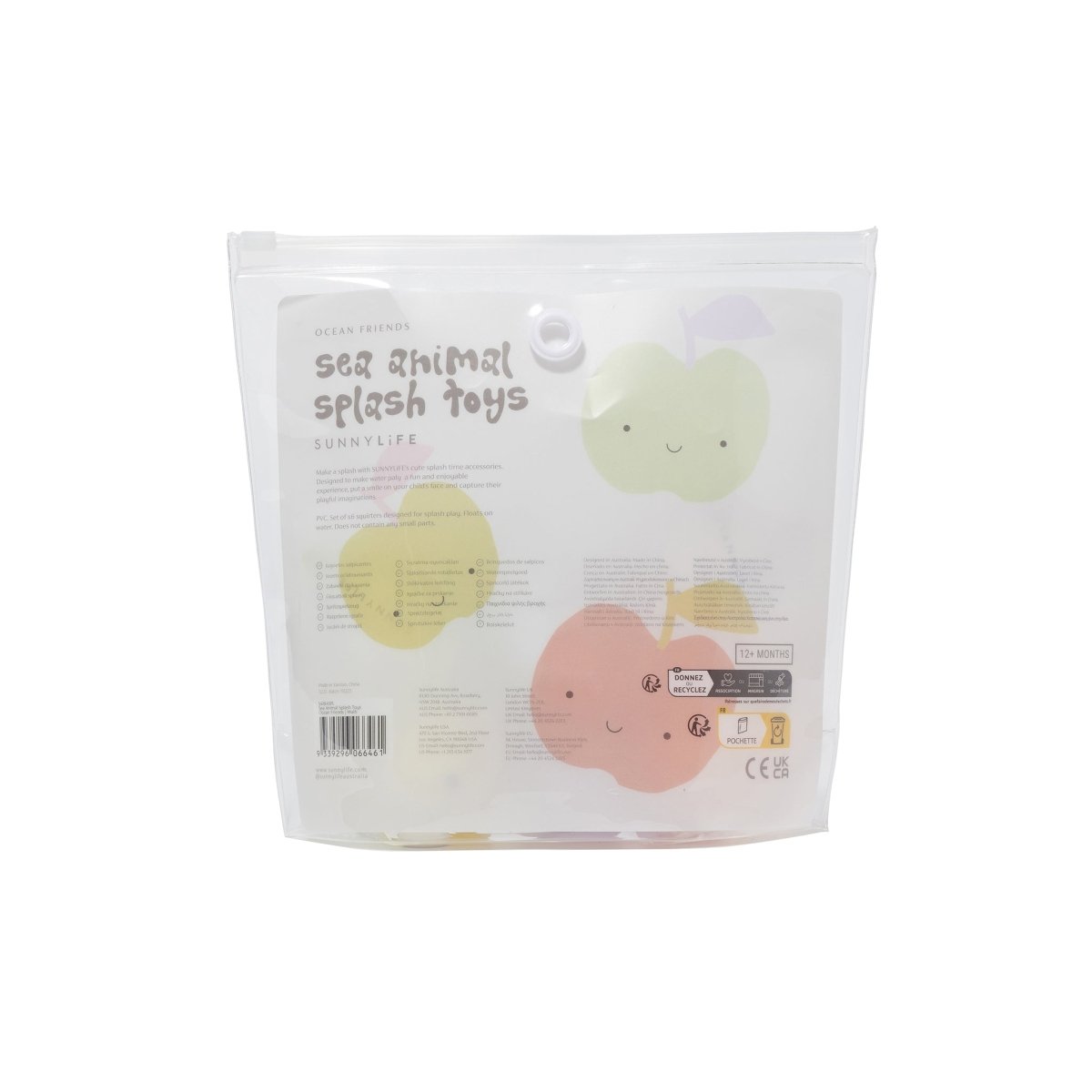 Sunnylife Sea Animal Splash Toys Ocean Friends characters