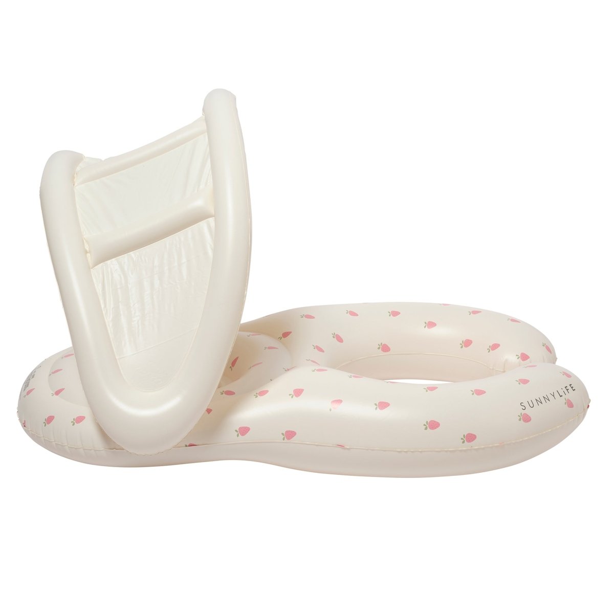 Sunnylife Float Together Baby Seat Strawberry Sunshine seat detail