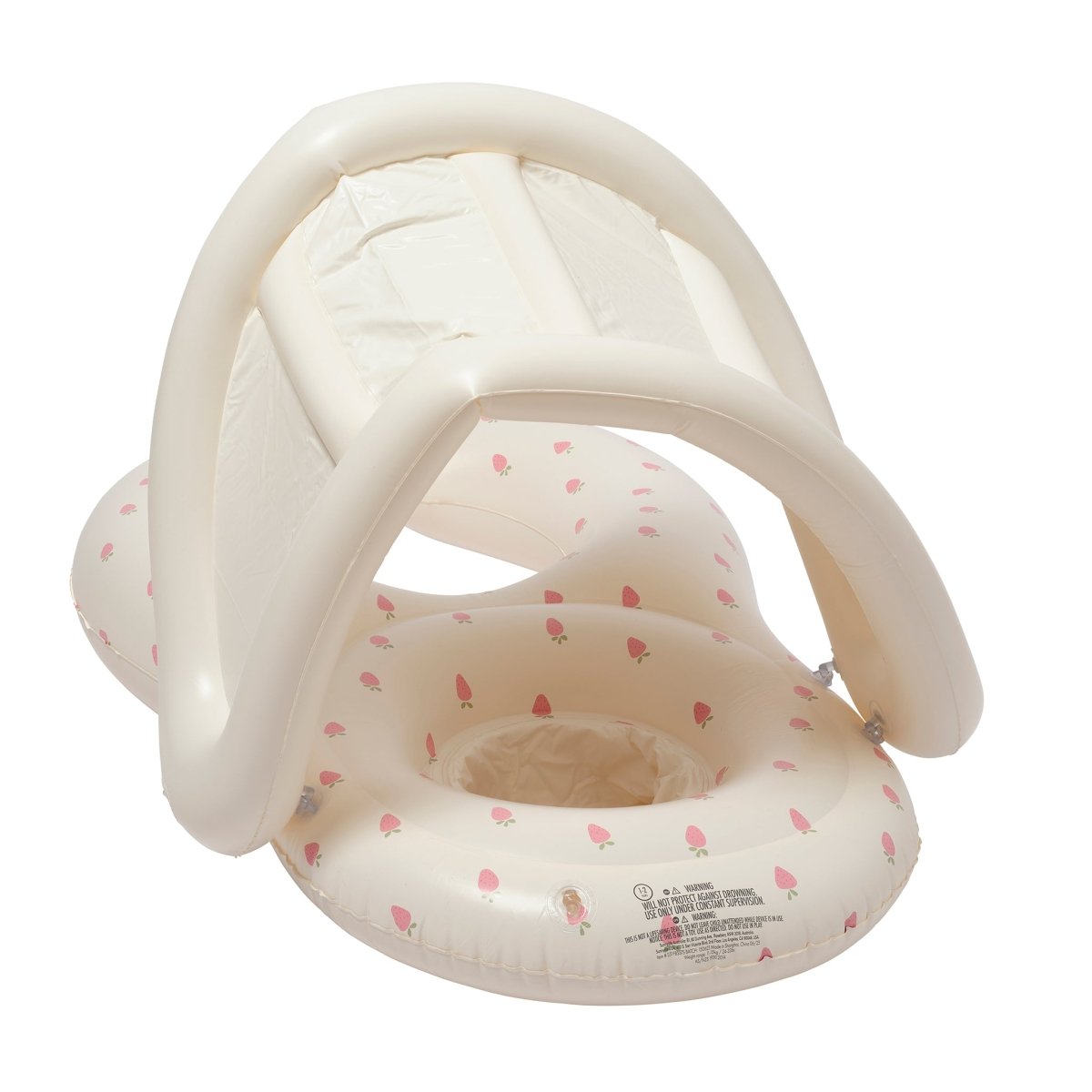 Sunnylife Float Together Baby Seat Strawberry Sunshine side view