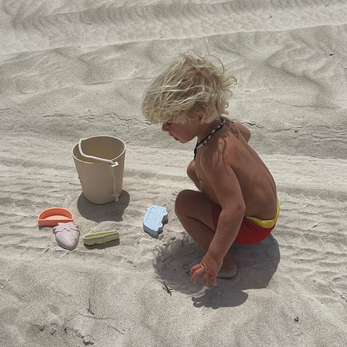 silicone bucket and spade set