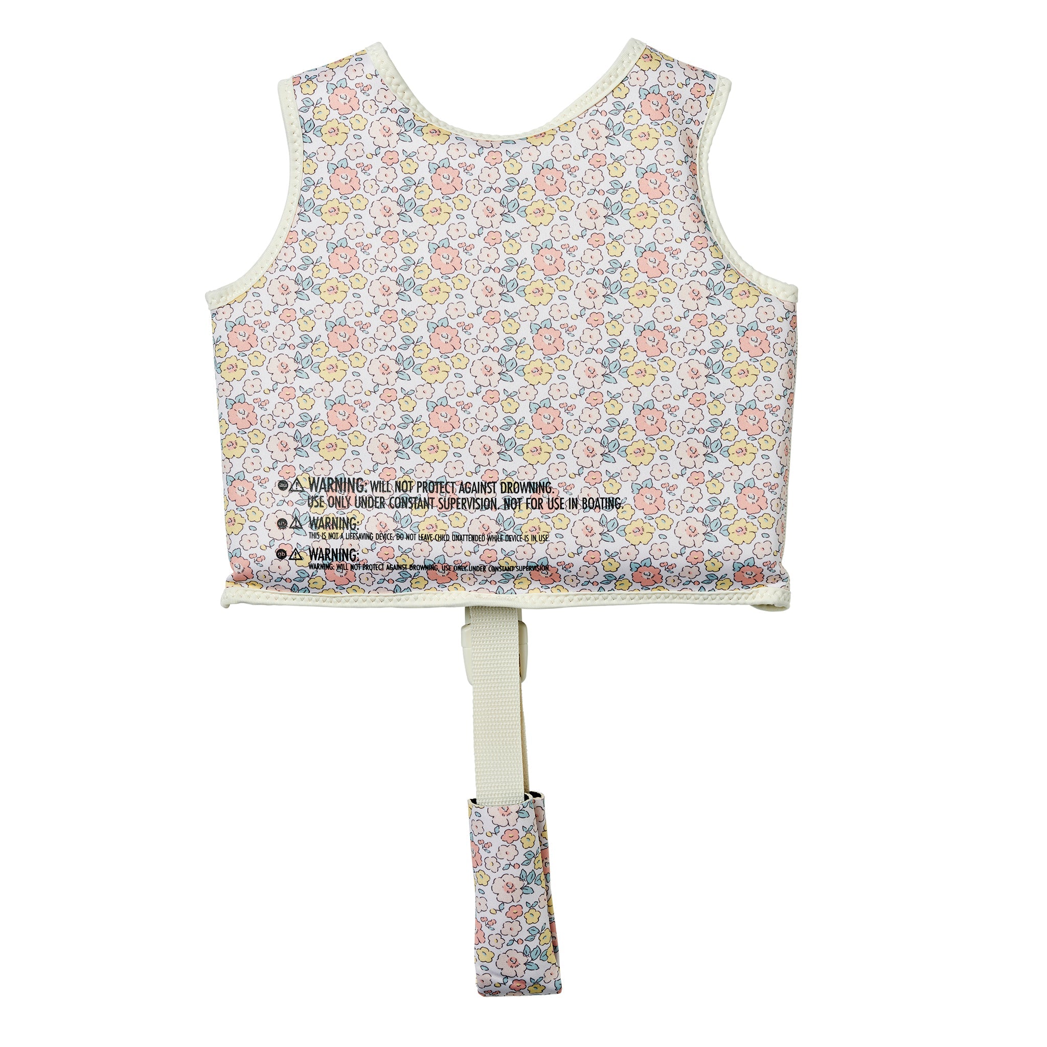 Sunnylife Kids Swim Vest Into the Garden Ditsy Floral back view