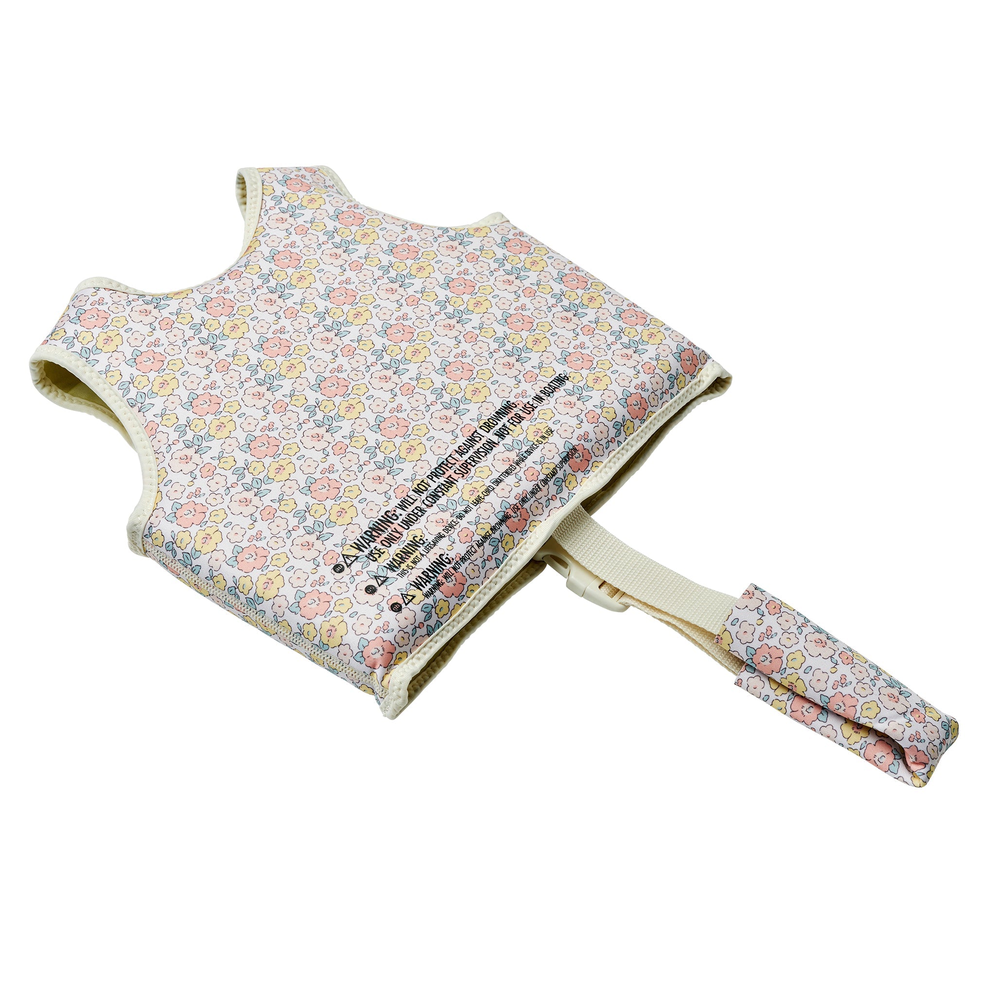 Sunnylife Kids Swim Vest Into the Garden Ditsy Floral strap detail