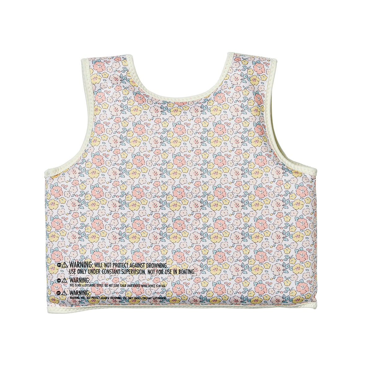 Sunnylife Kids Swim Vest Into the Garden Ditsy Floral size 3-6 back view