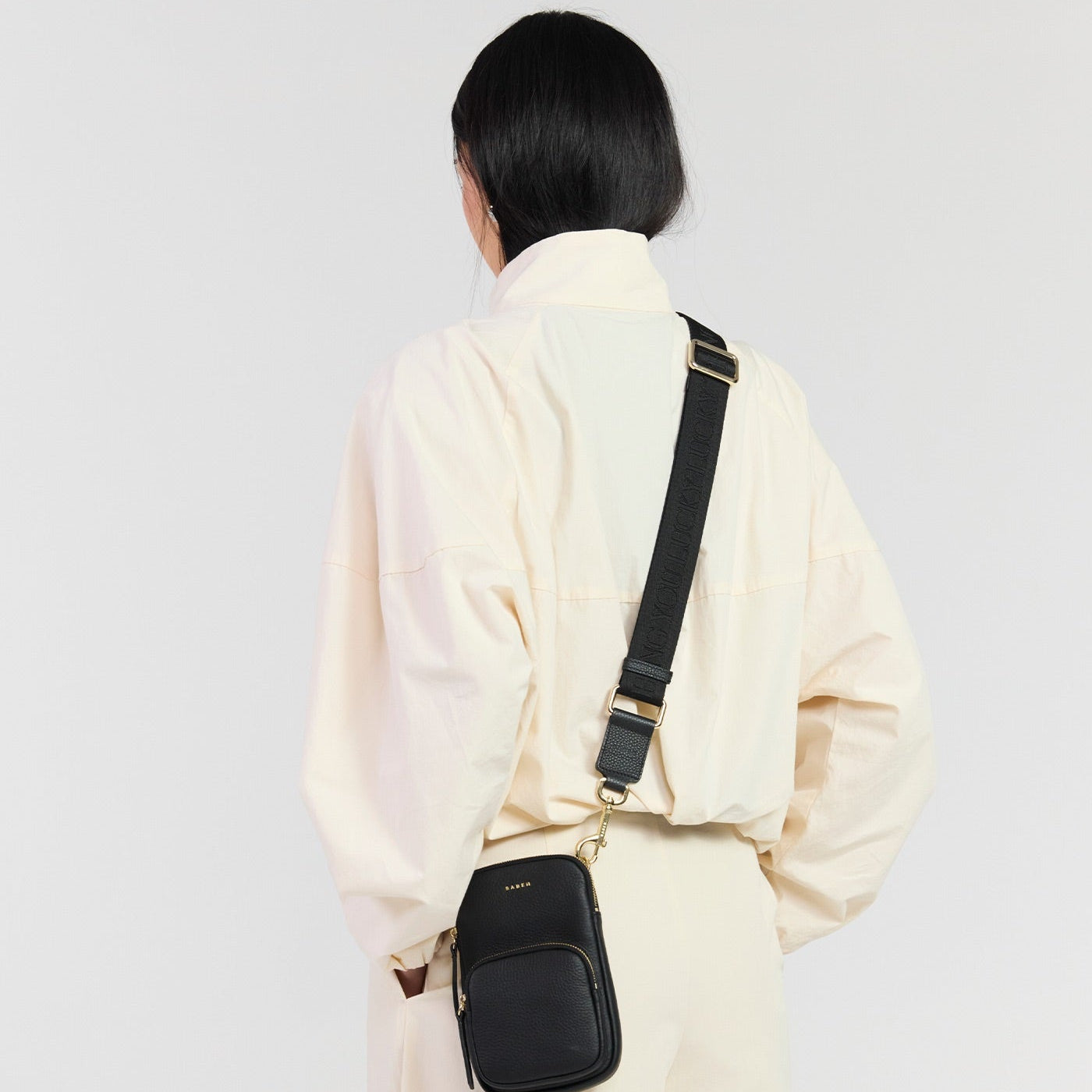 Saben nikko phone sling black luxe