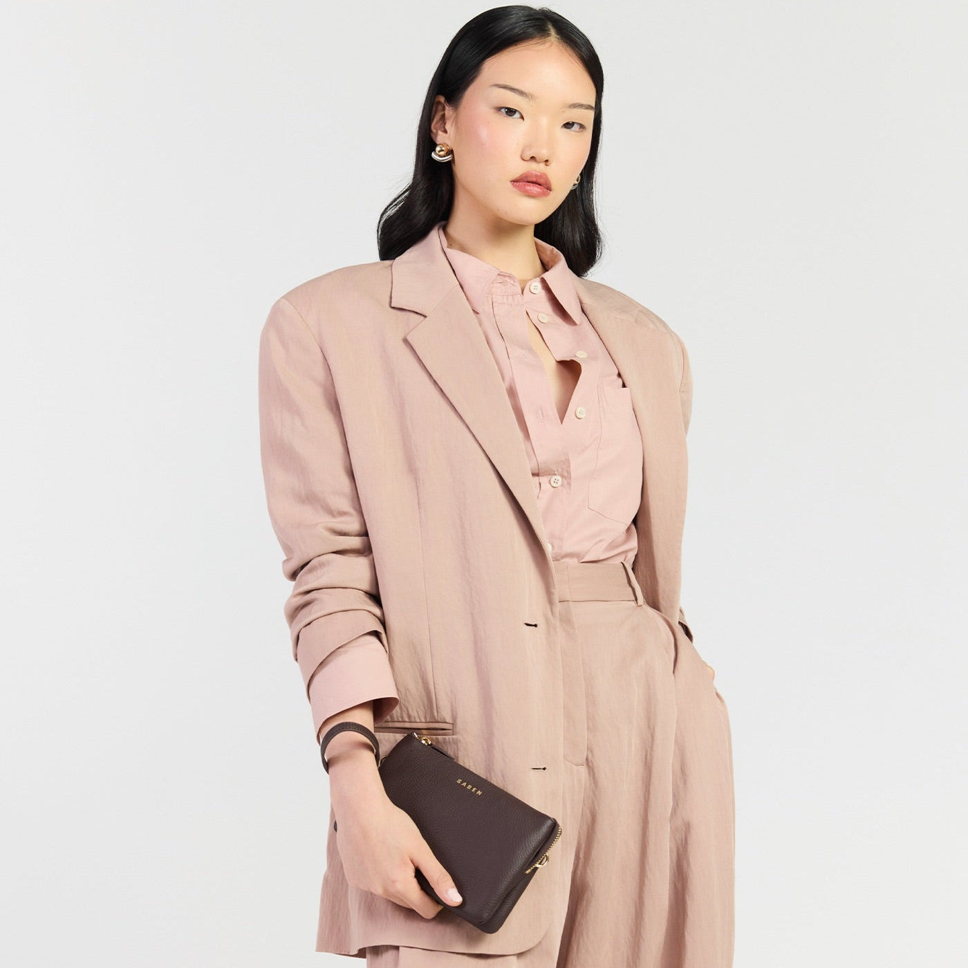 tilly crossbody cacao handbag