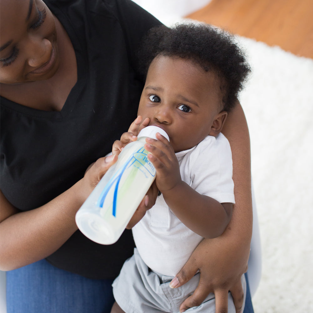 Feeding baby with the Dr Brown's Options+ Narrow Bottle
