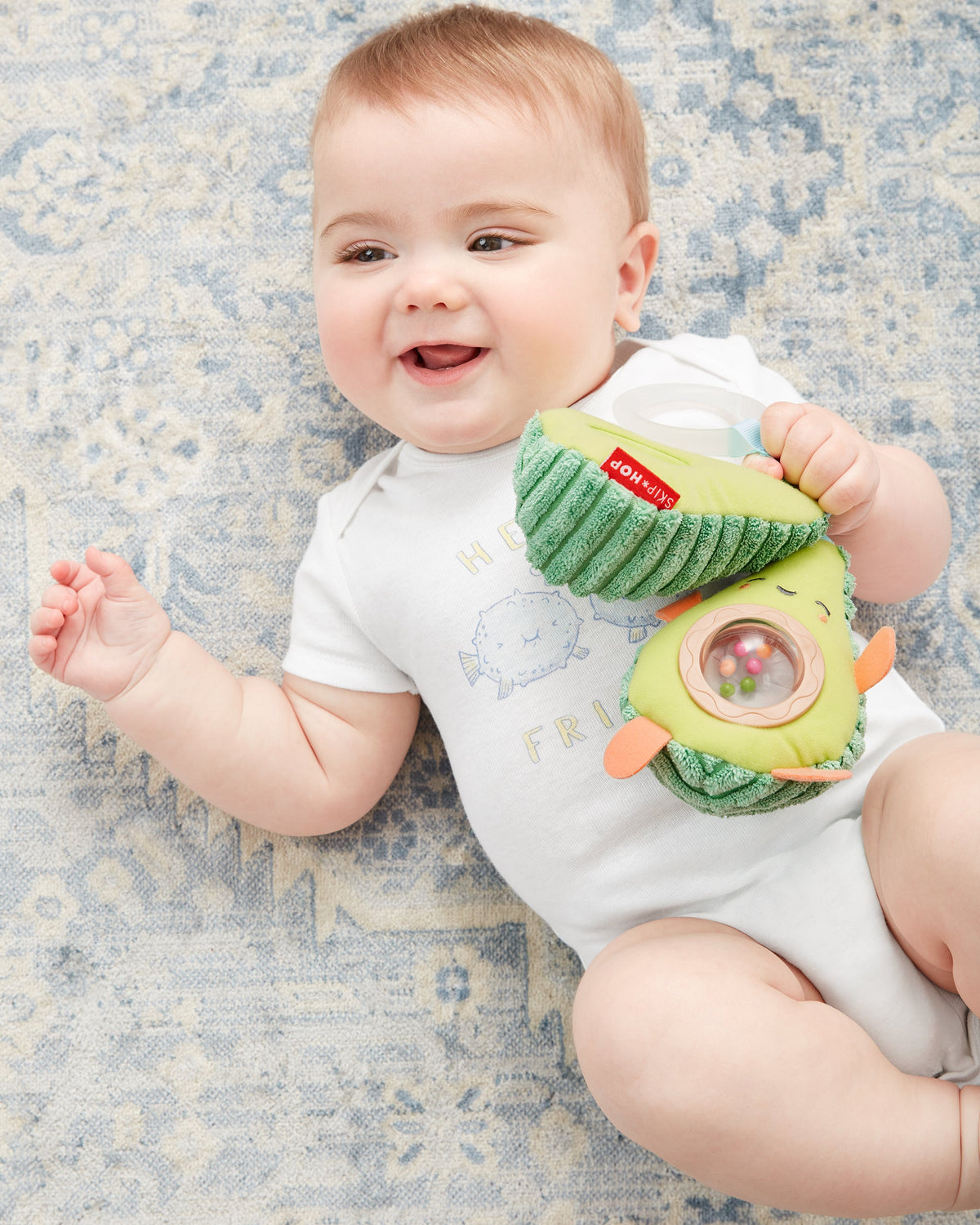 Skip Hop Farmstand Avocado Stroller Toy