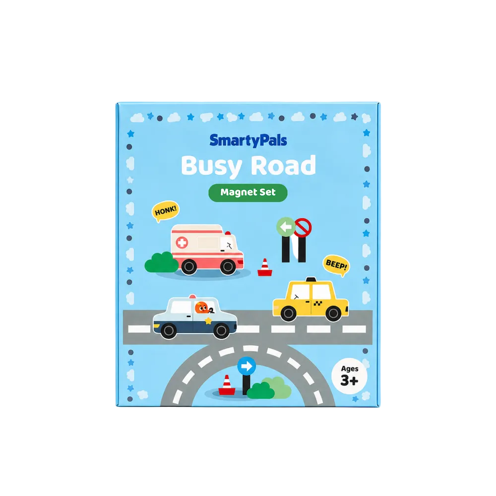 Smartypals Busy Road Magnet Set