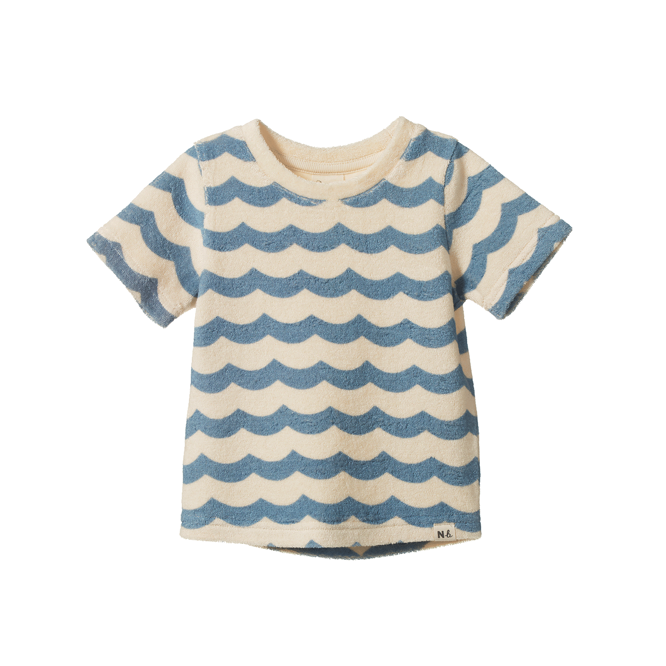River Tee Terry in Waves Print