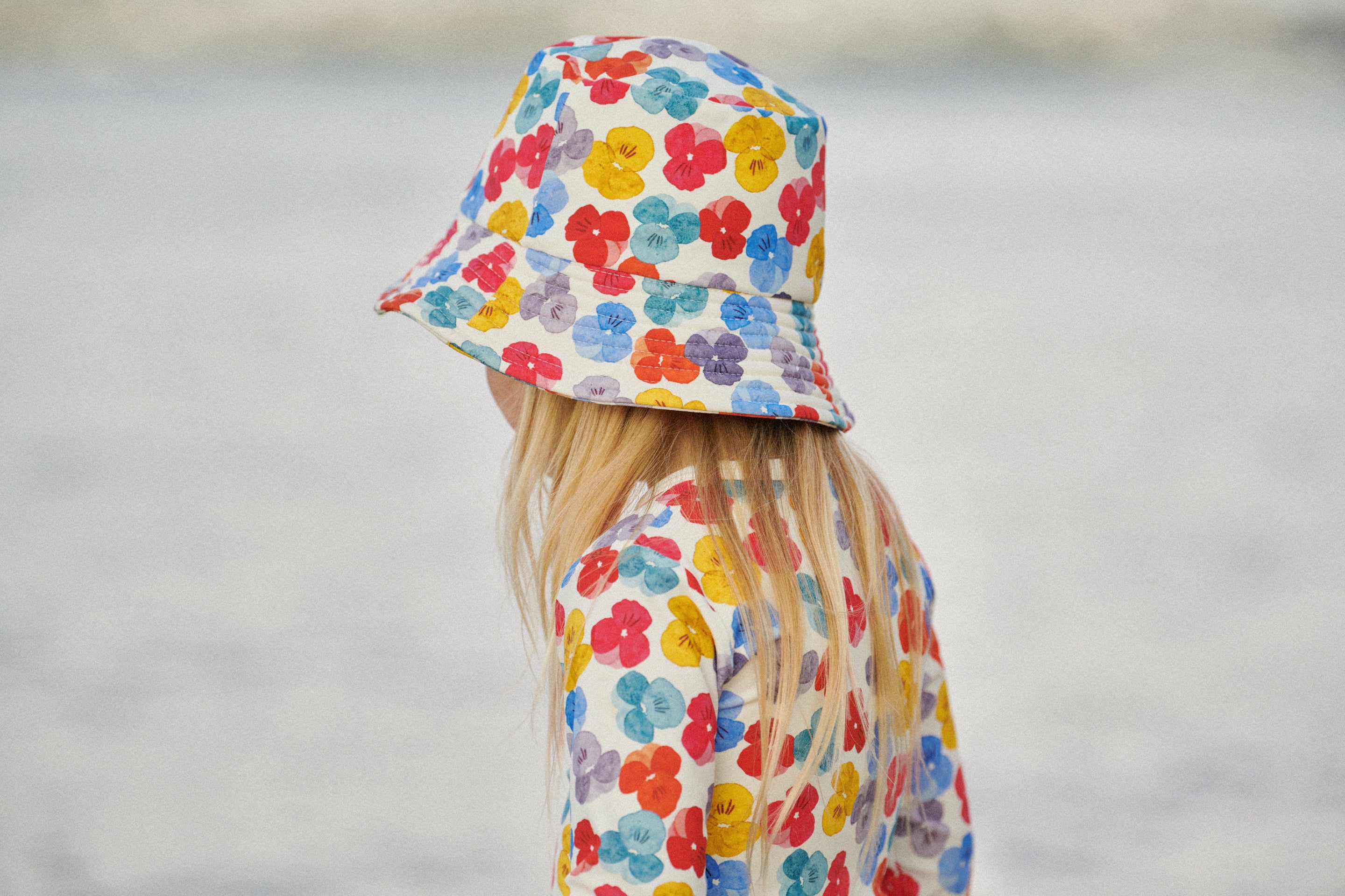 Painted Delphine Splash Hat