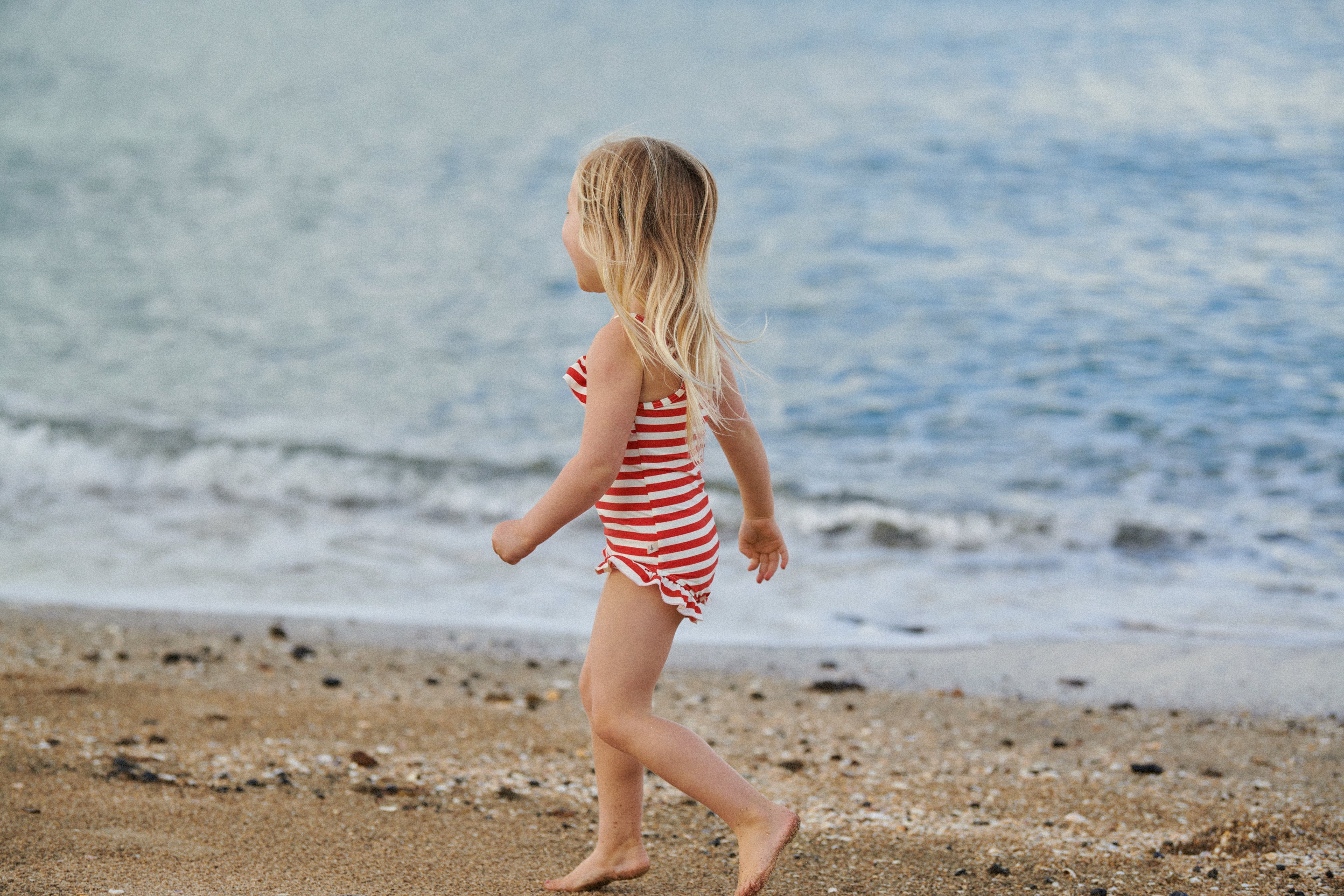 nature baby frill swimsuit