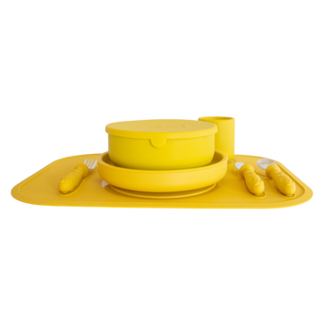 Zazi Clever Bundle Yolk with placemat, plate, bowl, cutlery and cup