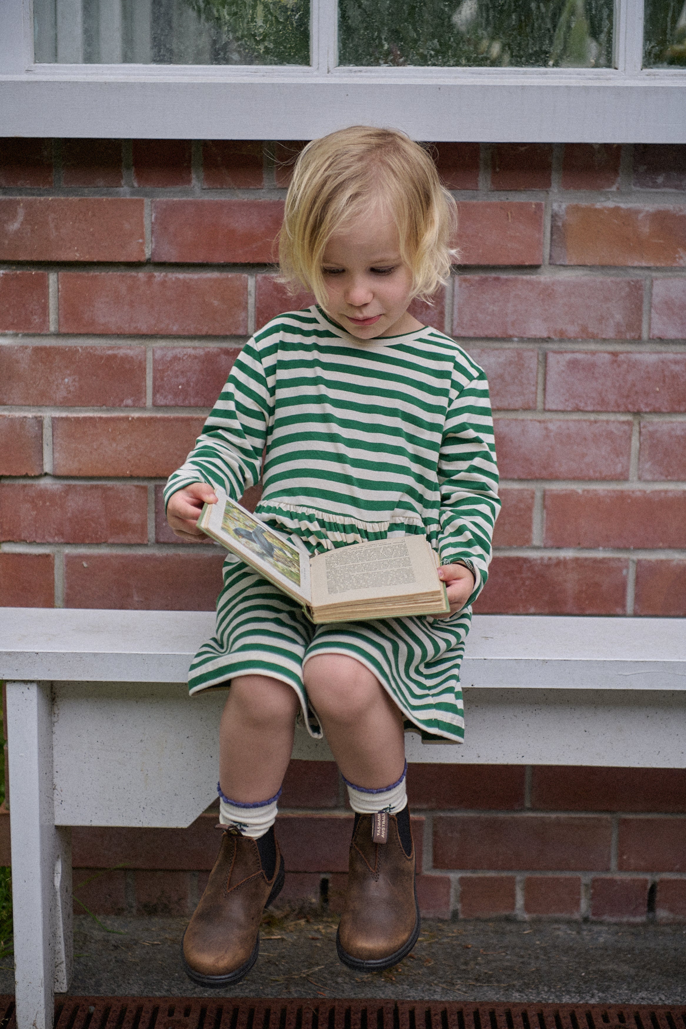 long sleeve twirl dress