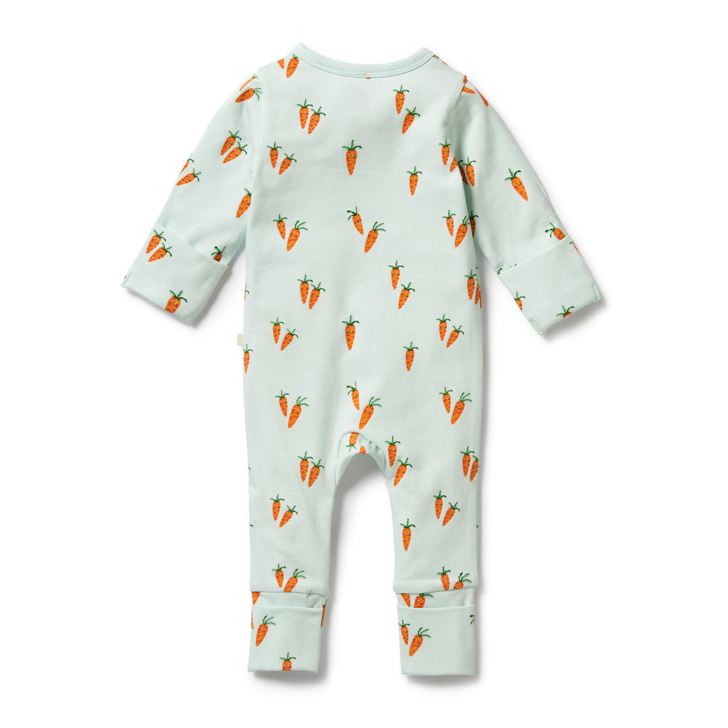 Wilson and Frenchy Cute carrots Zipsuit