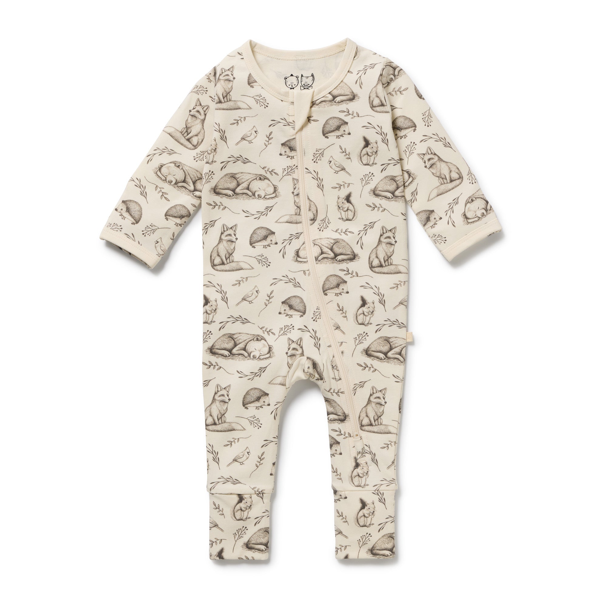 wilson and frenchy foxglove zipsuit